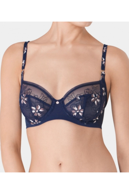 Triumph Jasmin Florale W - luksusowy koronkowy biustonosz