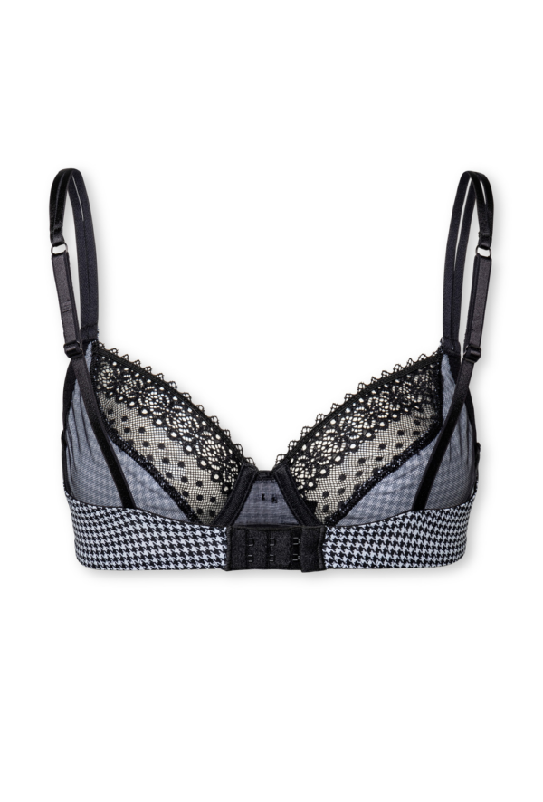 Passionata Lovely P48510 nie usztywninay biustonosz w pepitkę tył Passionata Lovely P48510 nie usztywninay biustonosz w pepitkę