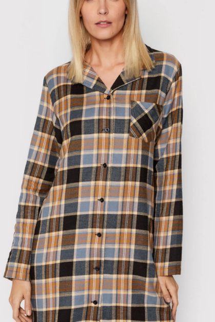 Koszula nocna zapinana z przodu 100% bawełny Femilet Heat FN3840