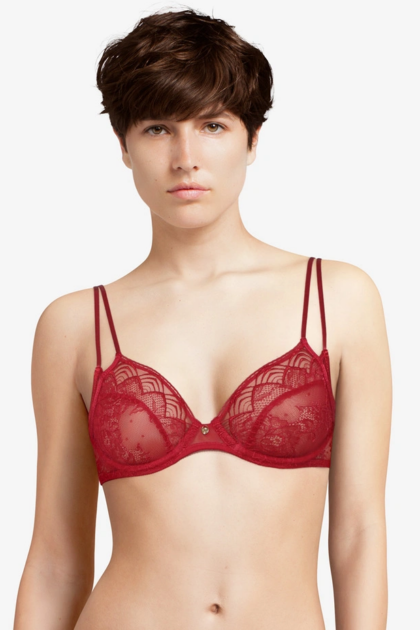 Nieusztywniany prześwitujący biustonosz Chantelle C14L10 Arabesque