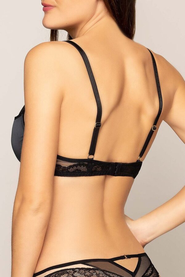 Biustonosz seksowny czarny Lise Charmel tył