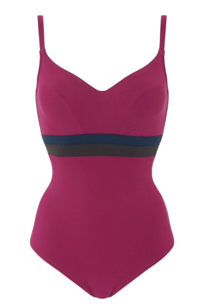 Jednoczęściowy kostium kąpielowy Chantelle Ultramarine C13H40