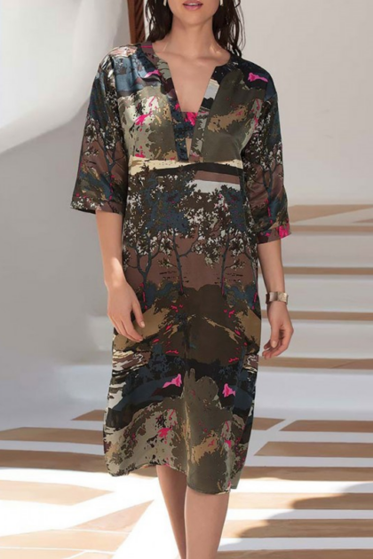 Długa tunika plażowa Lise Charmel Eclat Elegance ASA4613