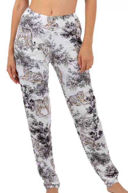 Dresowe spodnie Antigel Lise Charmel Tigre de Jouy ELG0068