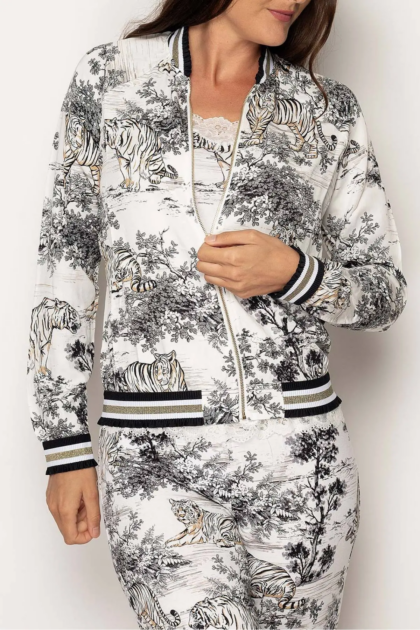 Zapinana bluza Antigel Lise Charmel Tigre de Jouy ELG5668