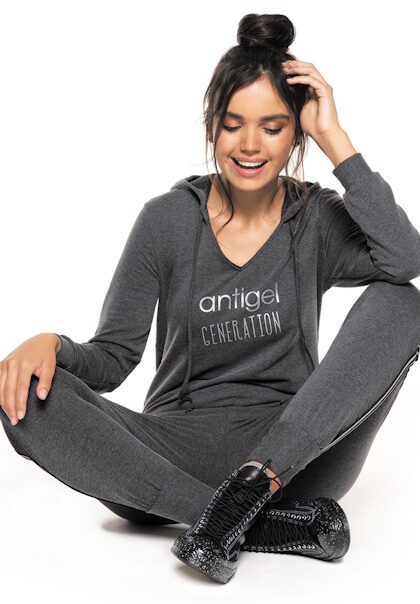 Ciepła bluza z kapturem Antigel G89