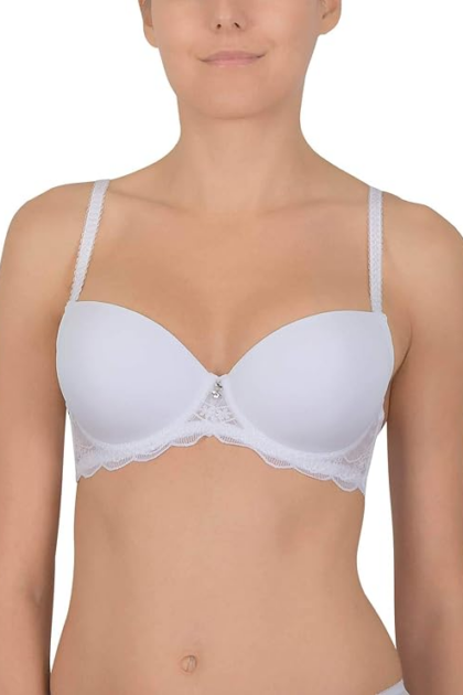 Biały usztywniany biustonosz Naturana 7-170015