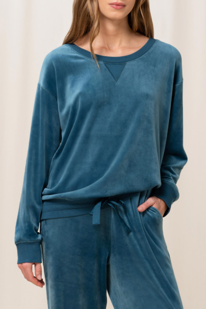 Welurowa bluza Triumph Mix Match Velour Sweater