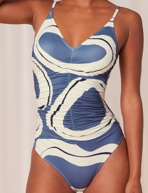 Jednoczęściowy strój kąpielowy Triumph Summer Allure OP 01 niebieski_