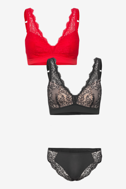 Komplet koronkowy 2 biustonoszy plus majtki Dorina Blake