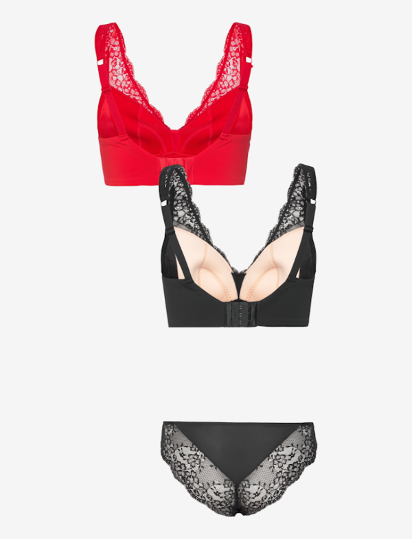 Komplet koronkowy 2 biustonoszy plus majtki Dorina Blake