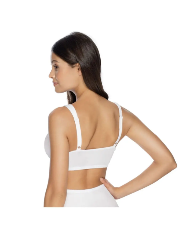 Biustonosz bez fiszbin zapinany z przodu Viania 151455