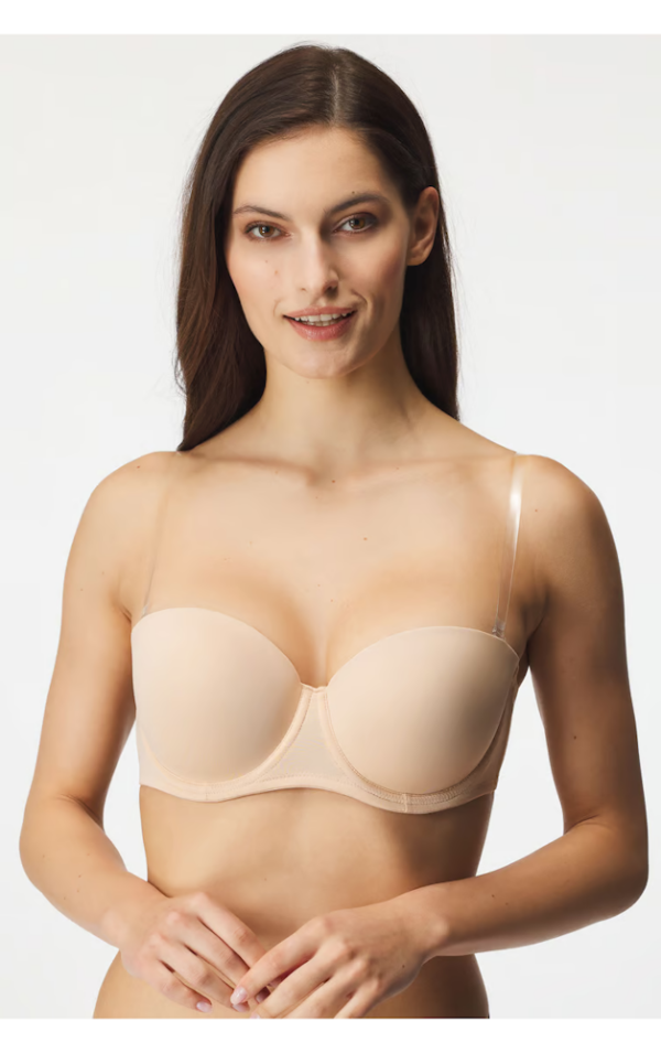 Gładki biustonosz z fiszbinami Dorina Michelle