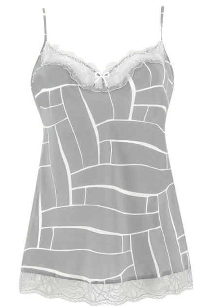 G04 Lise Charmel jedwabny podkoszulek na cienkich ramiączkach ALG4202