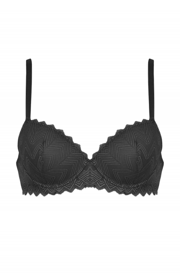 Usztywniany biustonosz Naturana 76712 z koronką