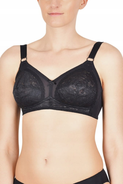 Mocny biustonosz bez fiszbin duże rozmiary Naturana 5422