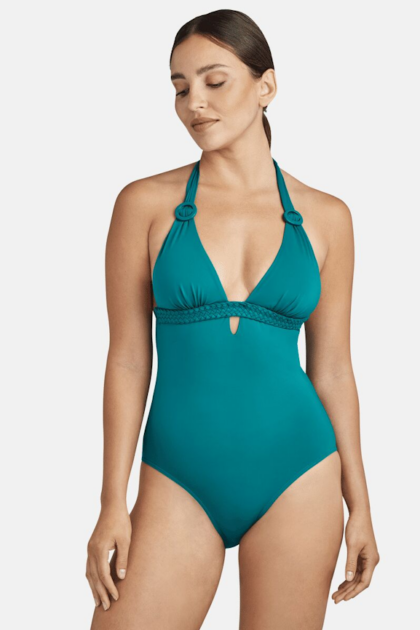 Klasyczny jednoczęściowy strój kąpielowy