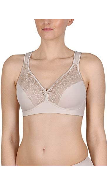 Naturana 5282 nieusztywniany biustonosz z dodatkiem koronki