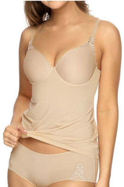 Viania 181514 Koszulka z lekko usztywnianymi miseczkami