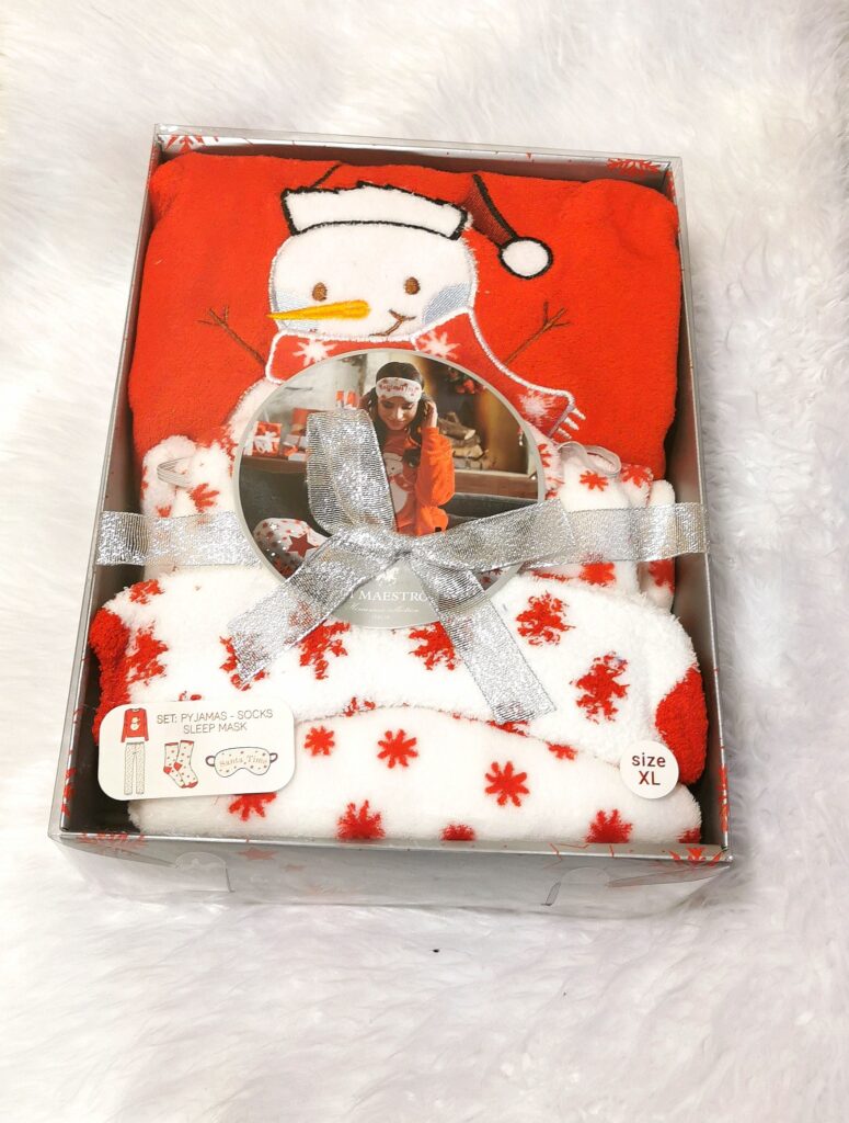 Ciepła piżama damska dwuczęściowa