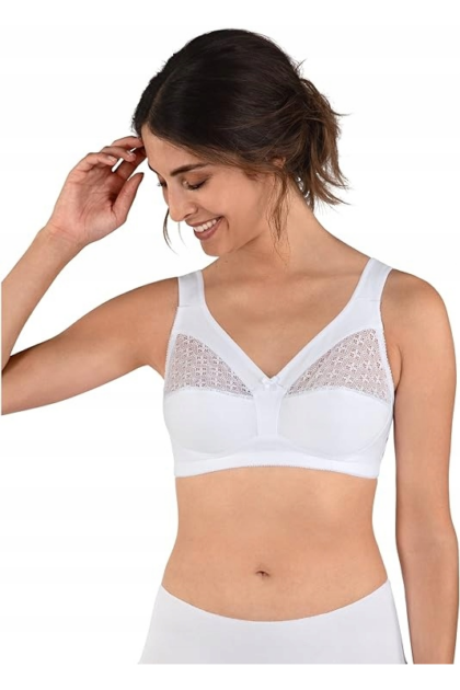 Miękki bawełniany biustonosz Naturana 86022