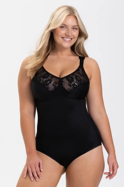 Modelujące body bez fiszbin Miss Mary of Sweden Wise bodysuit 3394 czarne