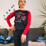 Piżama damska dwuczęściowa Sorbetto Gretel z bawełny