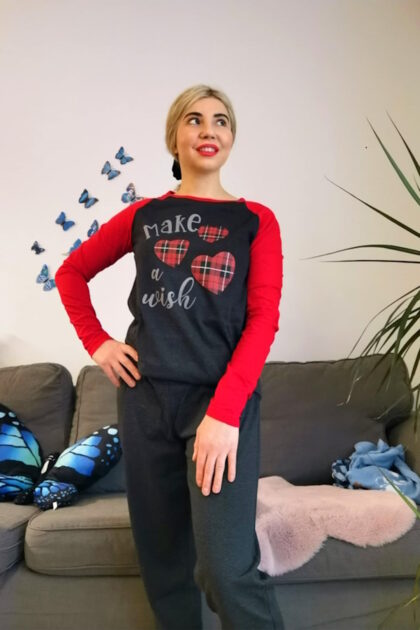 Piżama damska dwuczęściowa Sorbetto Gretel z bawełny