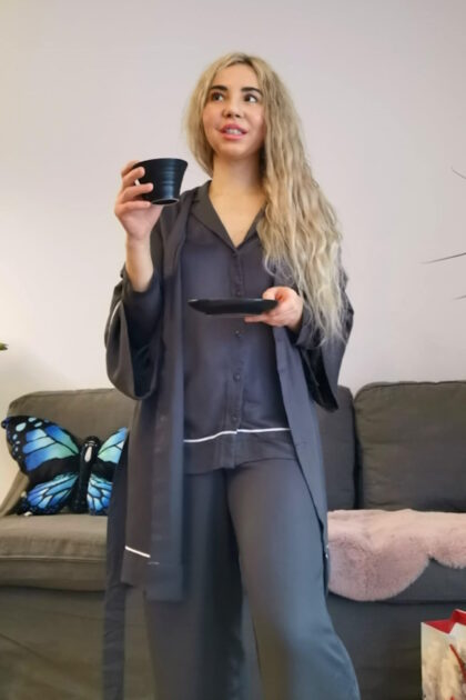 Szlafrok krótki damski Passionata by Chantelle Maya P5CH50