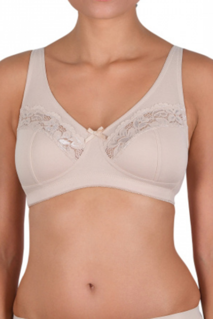 Mocno trzymający biustonosz bez fiszbin Naturana 5287