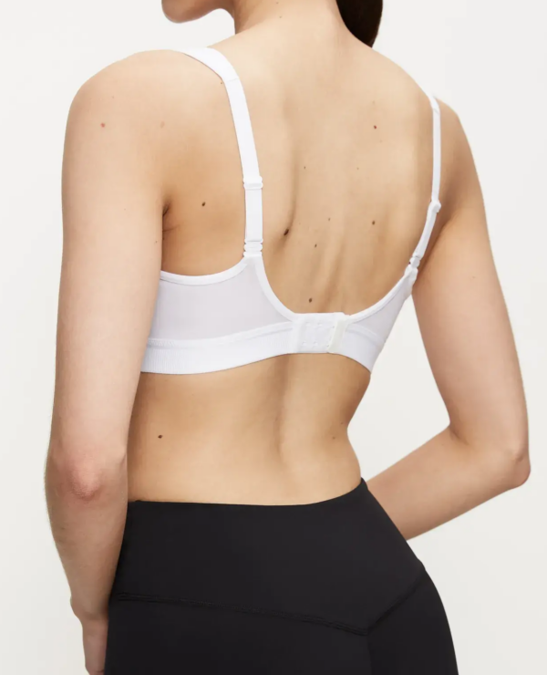 Biustonosz sportowy - Triumph Triaction Gravity Lite P Ex biały tył