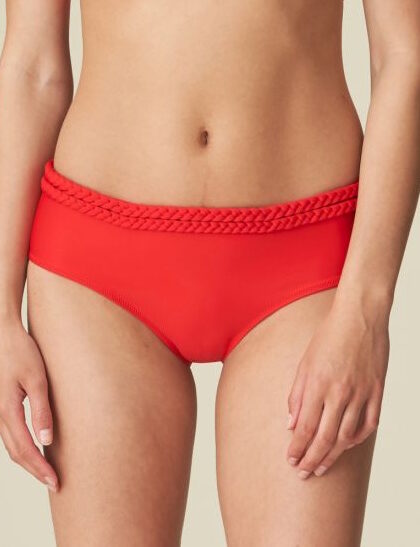 Figi kąpielowe damskie Primadonna Marie Jo Blanche 1002750 z obniżonym stanem