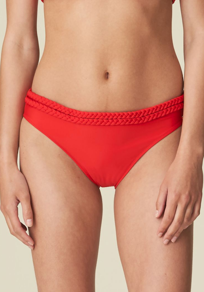 Klasyczne figi kąpielowe damskie Primadonna Marie Jo Blanche 1002750 z podwyższonym stanem