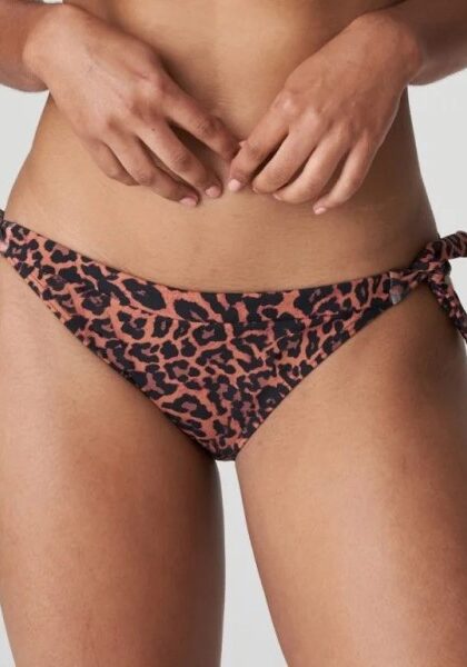 Majtki kąpielowe w panterkę wiązane Primadonna Holiday 4007153