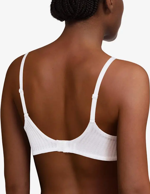 Biustonosz Chantelle C9379 biały tyl Biustonosz Chantelle C9379 biały tyl