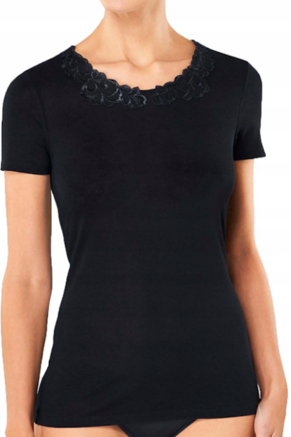 Triumph Modern Finesse Viscose SSL TOP koszulka czarny