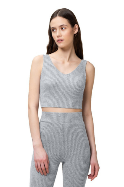 Triumph Thermal Leggings oraz Thermal crop top szary