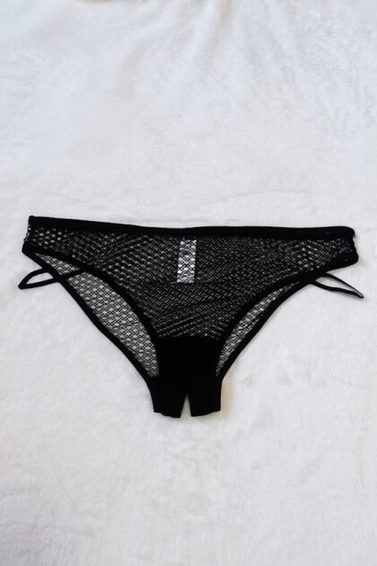 Majtki z dostępem Petite Fleur Gold 028156, majtki erotyczne z otwarciem DE