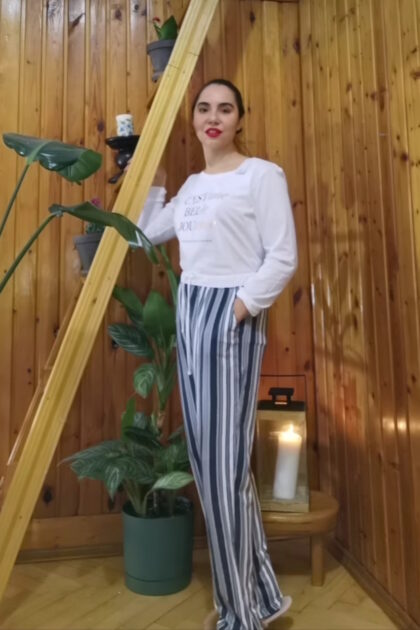 Piżama bawełniana dzianinowa