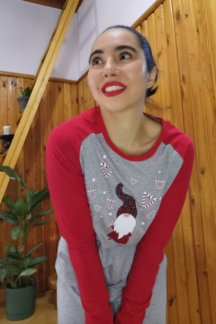 Piżama świąteczna damska