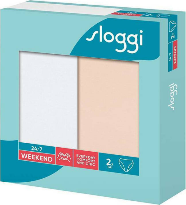 Bawełniane majtki Sloggi 24_7 Weekend Tai