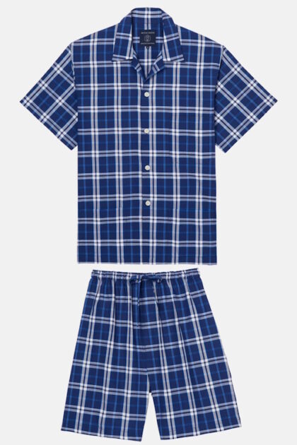 Elegancka męska piżama z szortami bawełniana C&A 100% bawełna 2167595