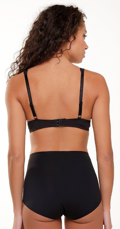 LingaDore Daily 1400HWB-1 maxi czarny tyl LingaDore Daily 1400HWB-1 maxi czarny