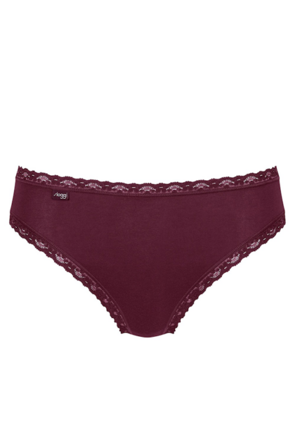 Bawełniane majtki Sloggi 24 7 Weekend Tai bordo