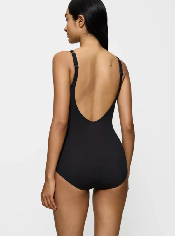 Jednoczęściowy strój kąpielowy Triumph Summer Allure OP czarny__tyl