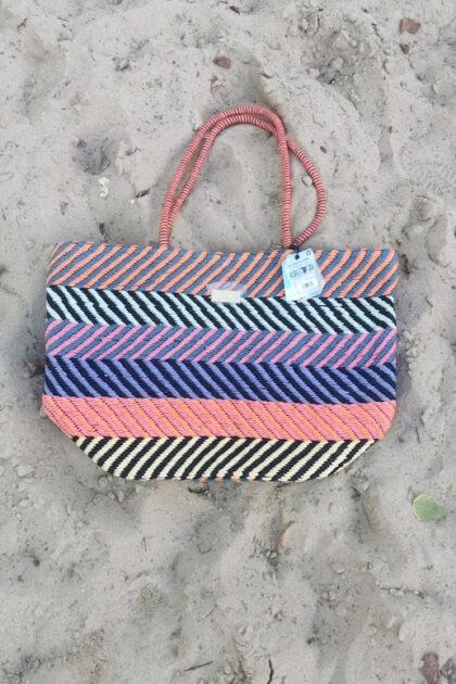 Słomkowa torba plażowa z naturalnej rafii Koala Bay Yatsu 31677102089