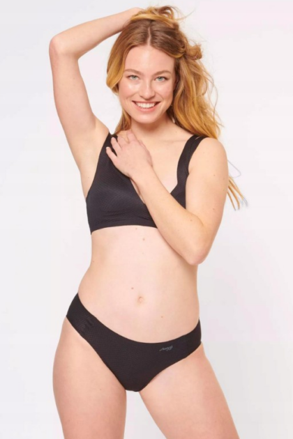 Bezszwowy figi Sloggi ZERO Feel Flow Tai czarny