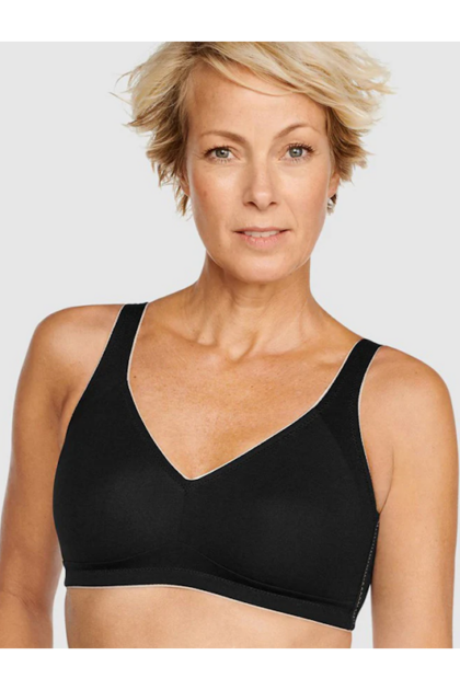 Biustonosz bez fiszbin Naturana 5733 czarny