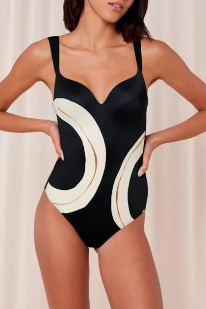 Jednoczęściowy strój kąpielowy Triumph Summer Allure OWP 01 czarny
