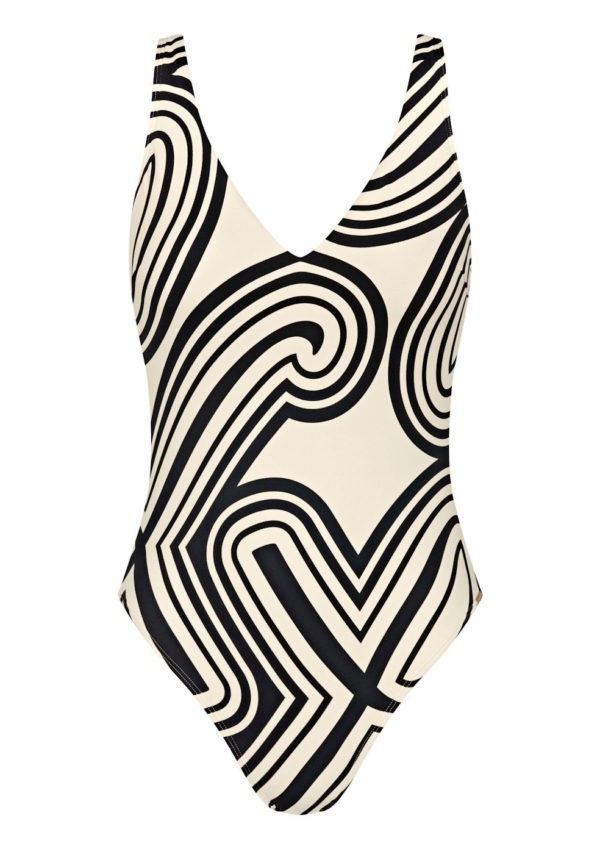 Jednoczęściowy strój kąpielowy marki Triumph Flex Smart Summer OP 08 pt ecru